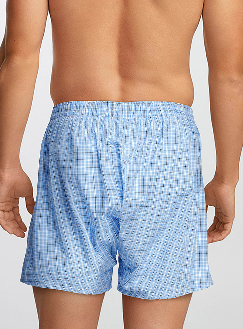 Polo Ralph Lauren White Embroidered logo poplin boxer Cotton for men