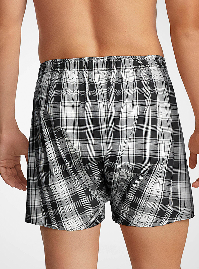 Polo Ralph Lauren White Embroidered logo poplin boxer Cotton for men