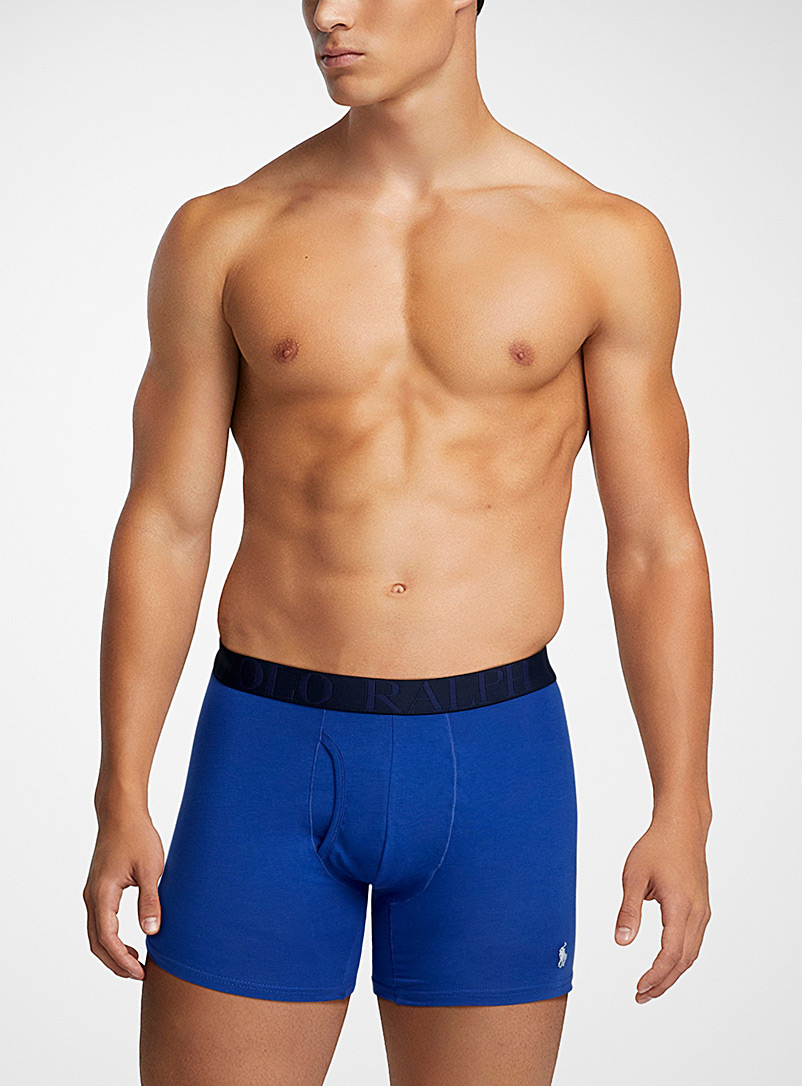 Polo Ralph Lauren Royal/Sapphire Blue Heathered classic boxer brief for men