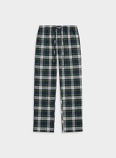 Polo Ralph Lauren Patterned Green Check soft flannel pyjama pant for men