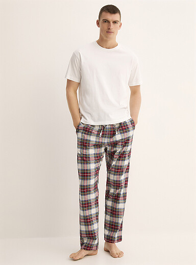Polo Ralph Lauren Patterned Blue Check soft flannel pyjama pant for men