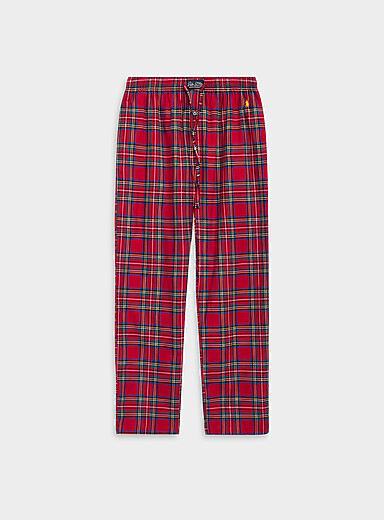 Polo Ralph Lauren Red Check soft flannel pyjama pant for men