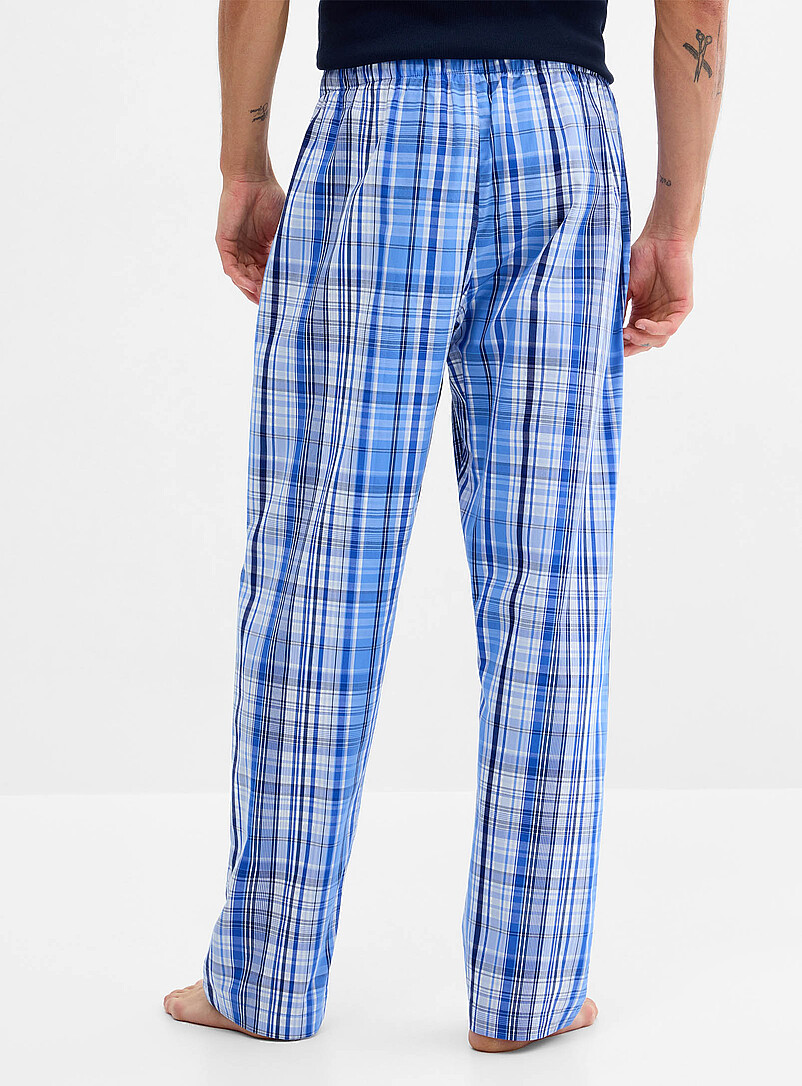 Polo Ralph Lauren: Le pantalon pyjama popeline ton de bleu Bleu pour homme