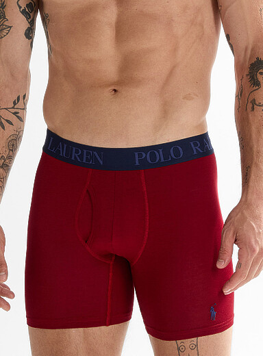 Polo Ralph Lauren: Le boxeur long jersey tout confort 6,5 po Rouge pour homme