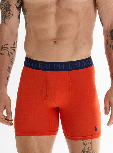 Polo Ralph Lauren: Le boxeur long jersey tout confort 6,5 po Orange pour homme
