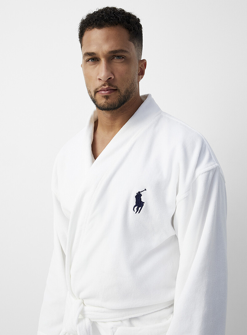 Terry-lined velvet robe product image 2