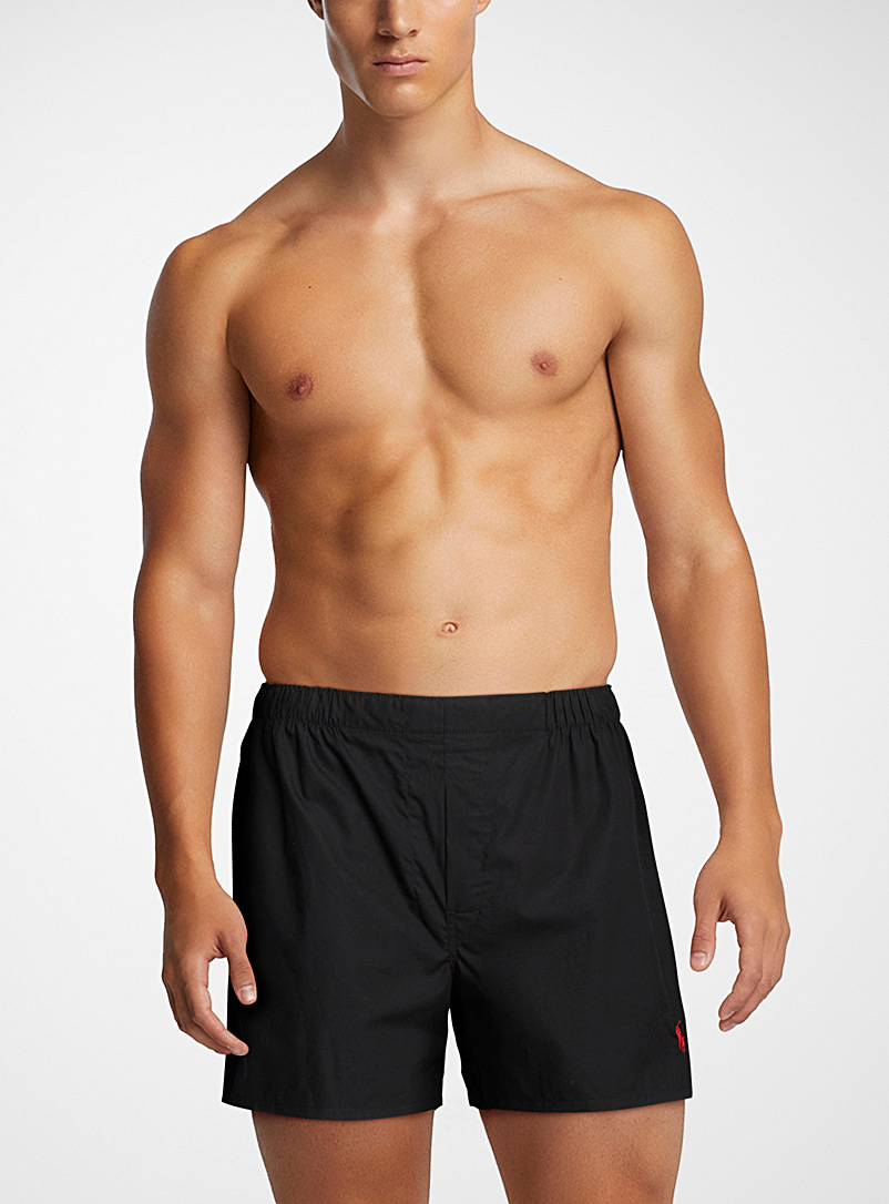 Embroidered logo poplin boxer Cotton product image (primary)
