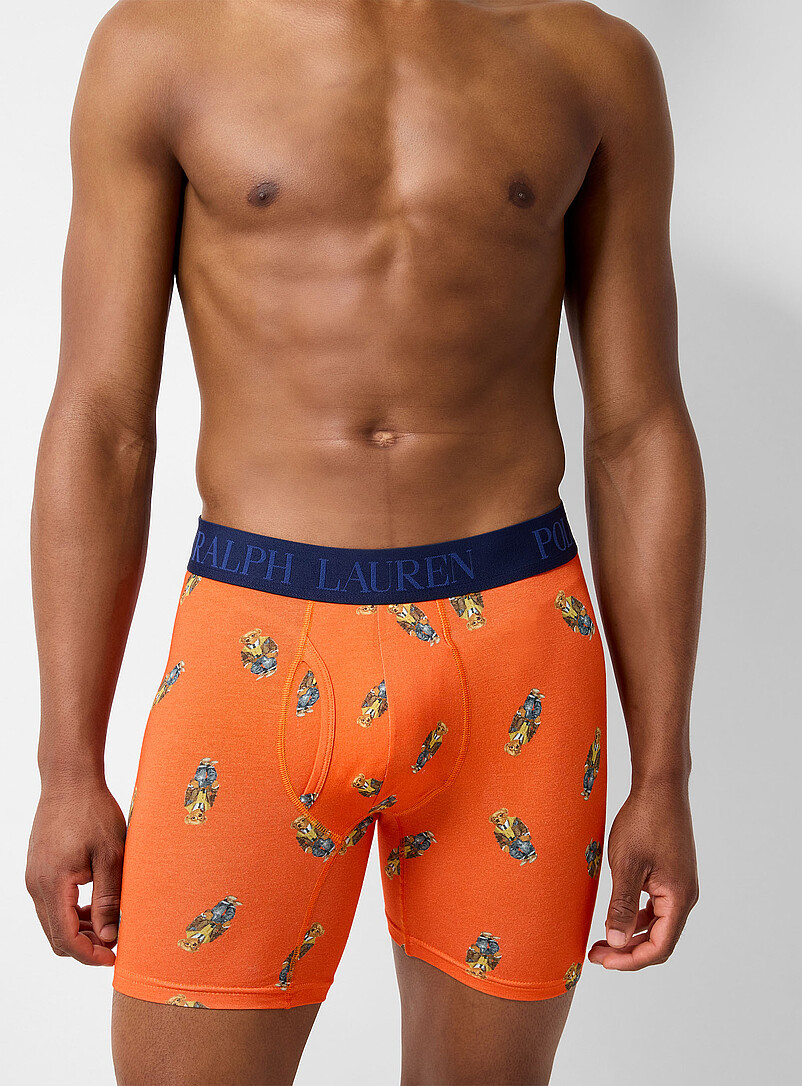 6" teddy bear boxer brief Cotton and modal product image (primary)