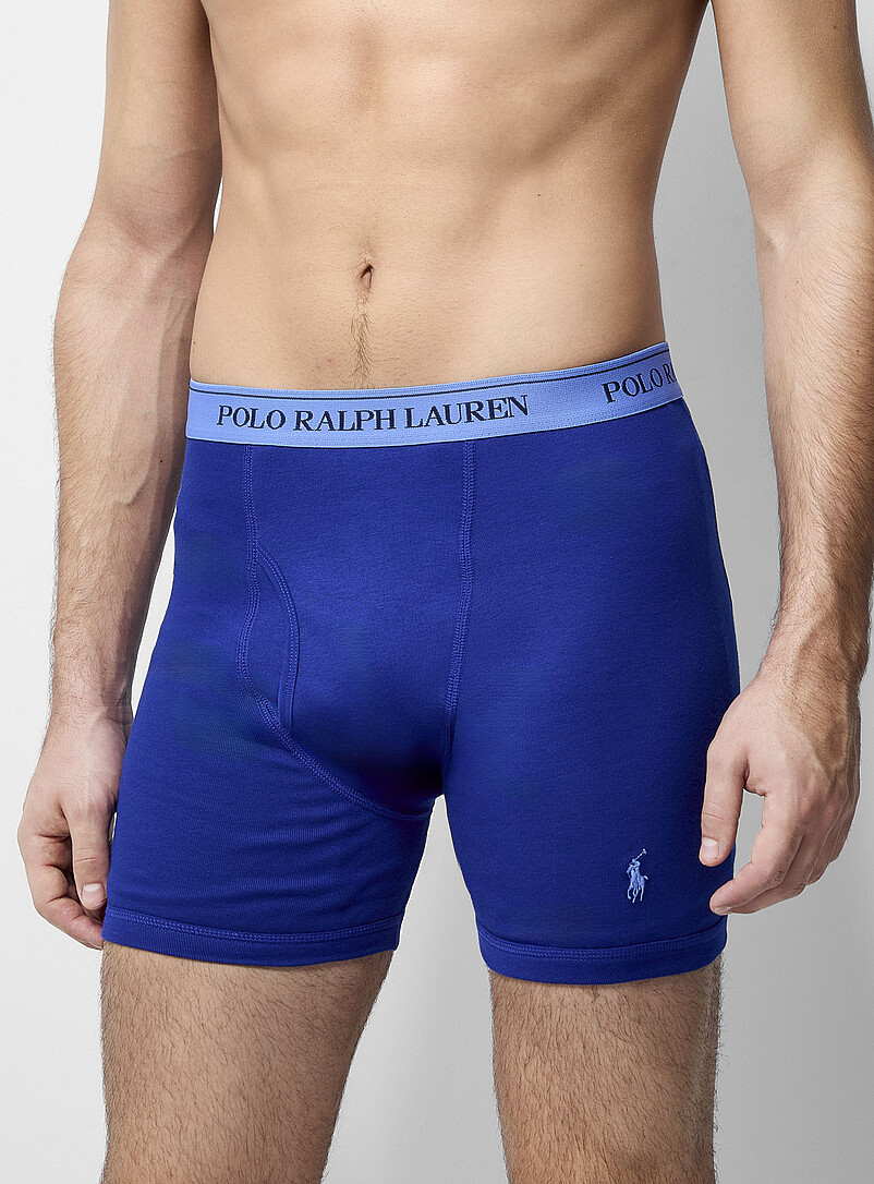 5" embroidered logo boxer briefs Cotton 3-pack product image 2