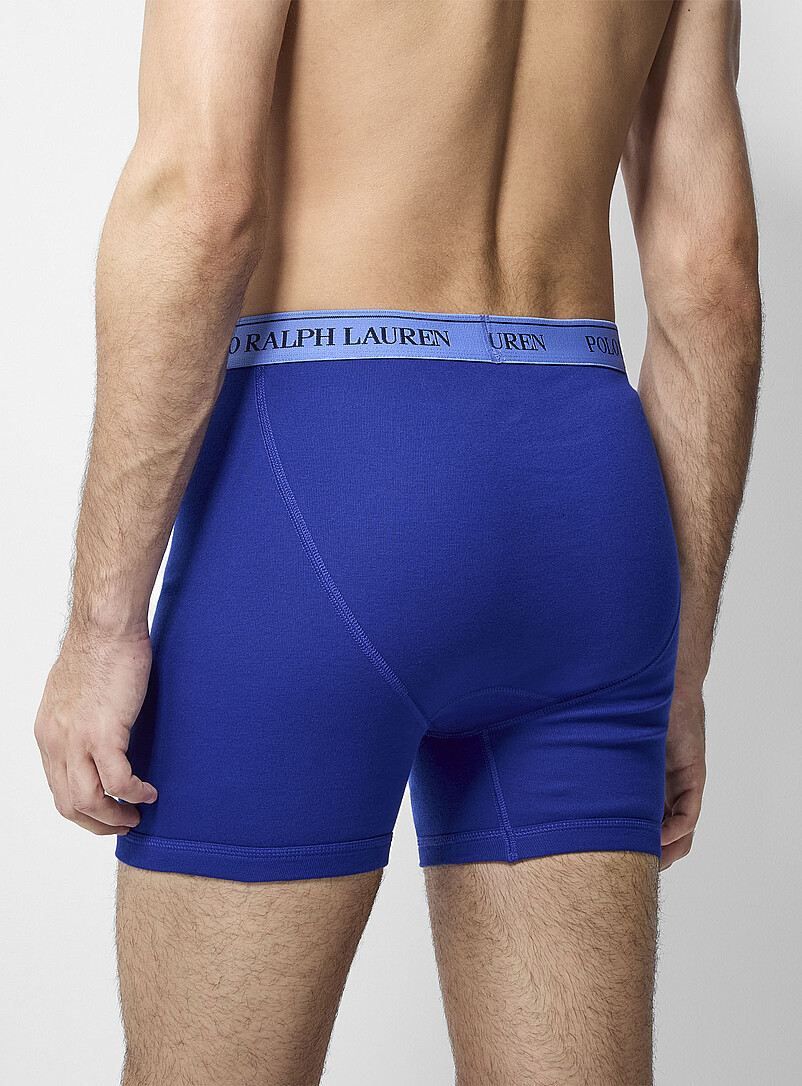 5" embroidered logo boxer briefs Cotton 3-pack product image 3