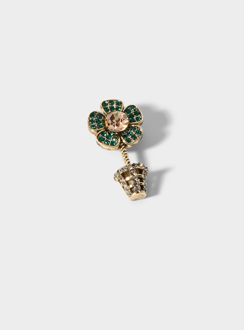 Flowerpot brooch product image (primary)