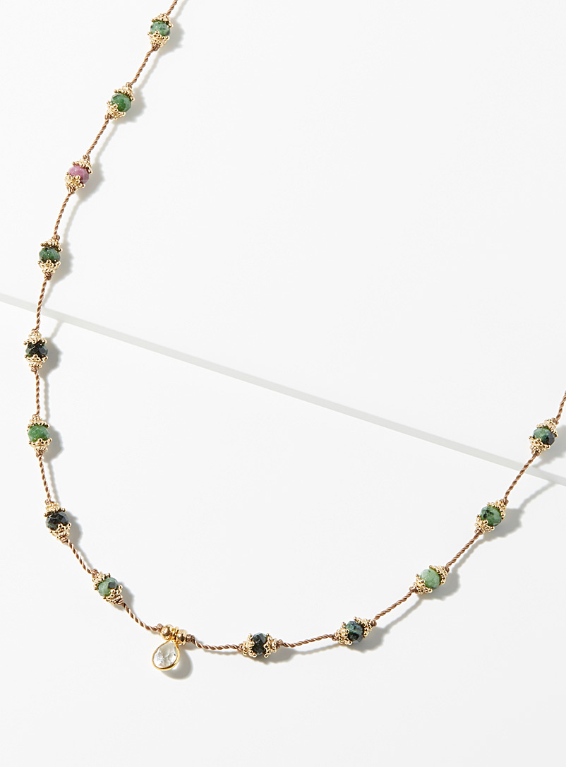 Tityaravy Assorted Talisman Sriphala necklace for women