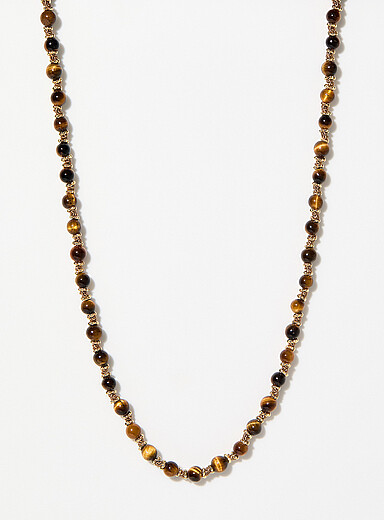 Le collier Kamala oeil de tigre