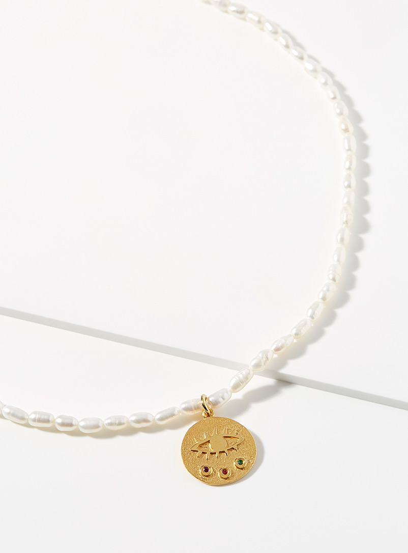Hermina: Le collier de perles Kressida Assorti pour femme