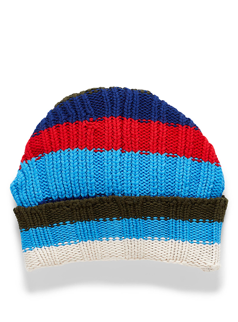 LECAVALIER: La tuque tricot coloré étiquette logo Assorti pour femme