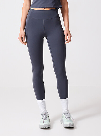 I.FIV5: Le legging gainant taille haute &agrave; poches Longueur 27 po Charbon pour femme