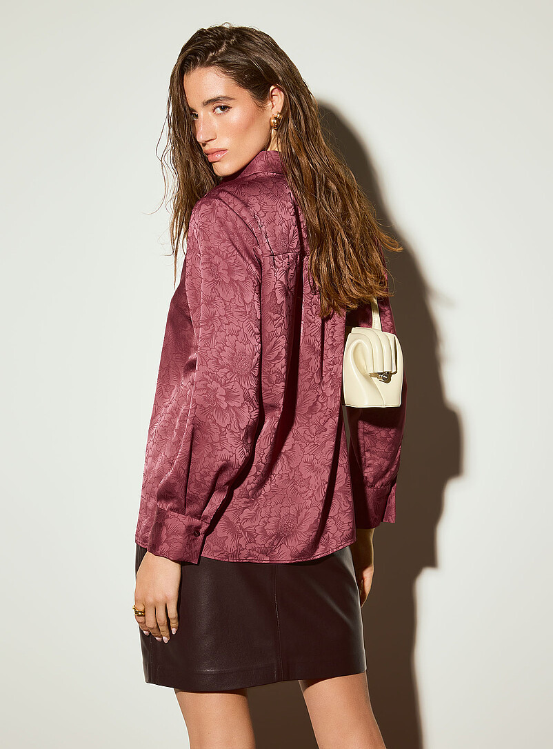 Double-faced satin shirt product image 3