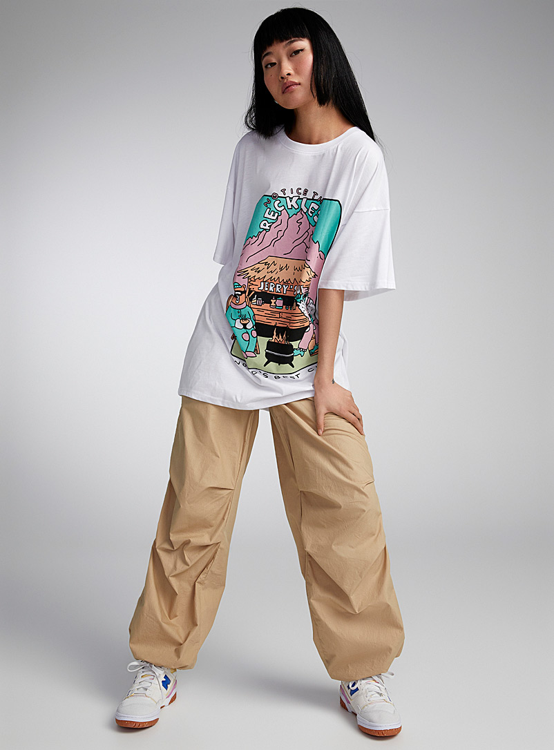 Notice The Reckless White Outdoor tee for women