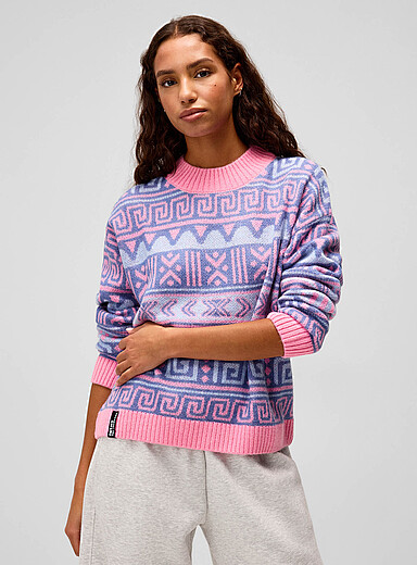 Notice The Reckless Assorted Purple Summit Gaze sweater for women