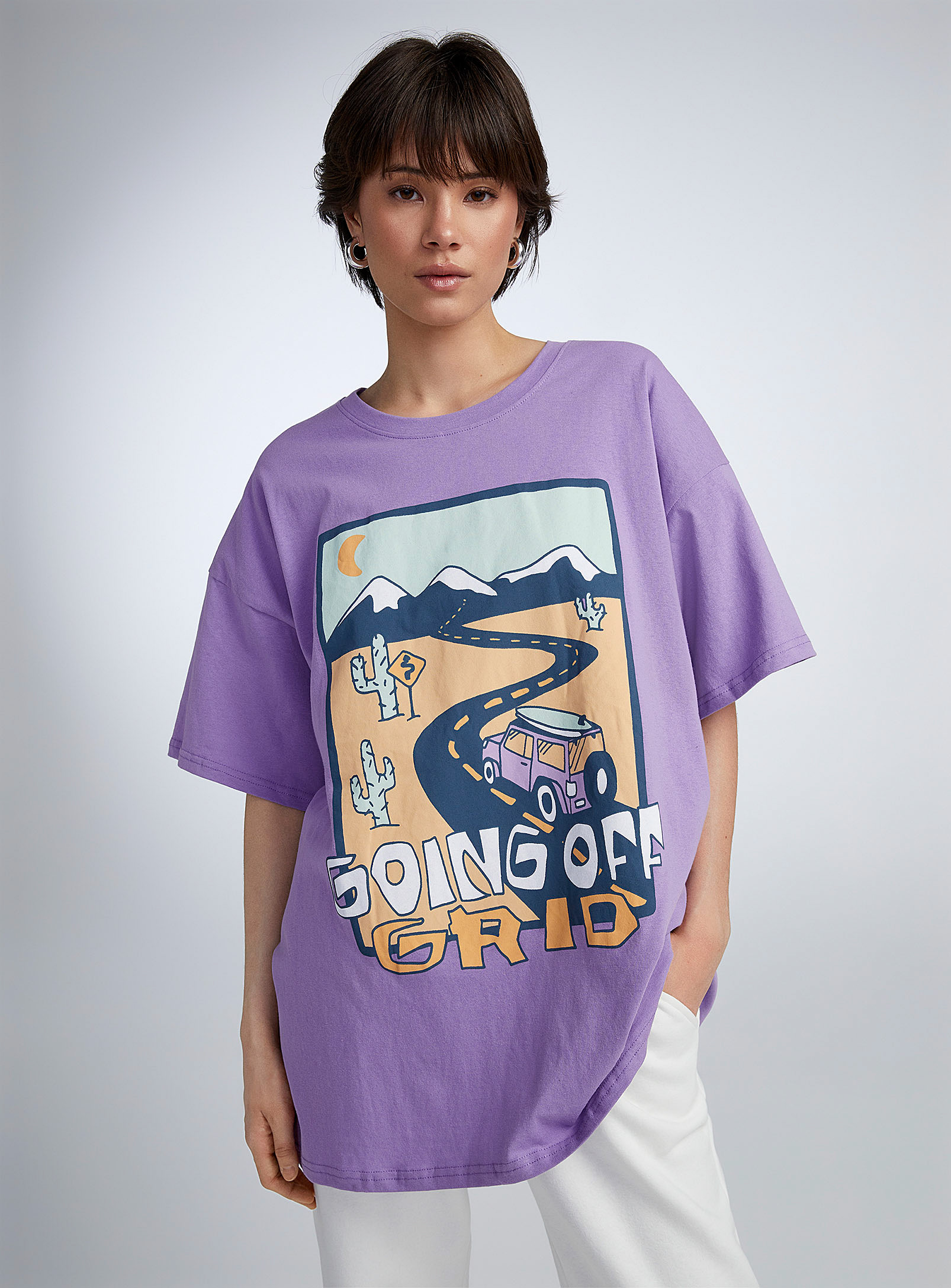 Notice The Reckless Desert Adventure T-shirt In Purple