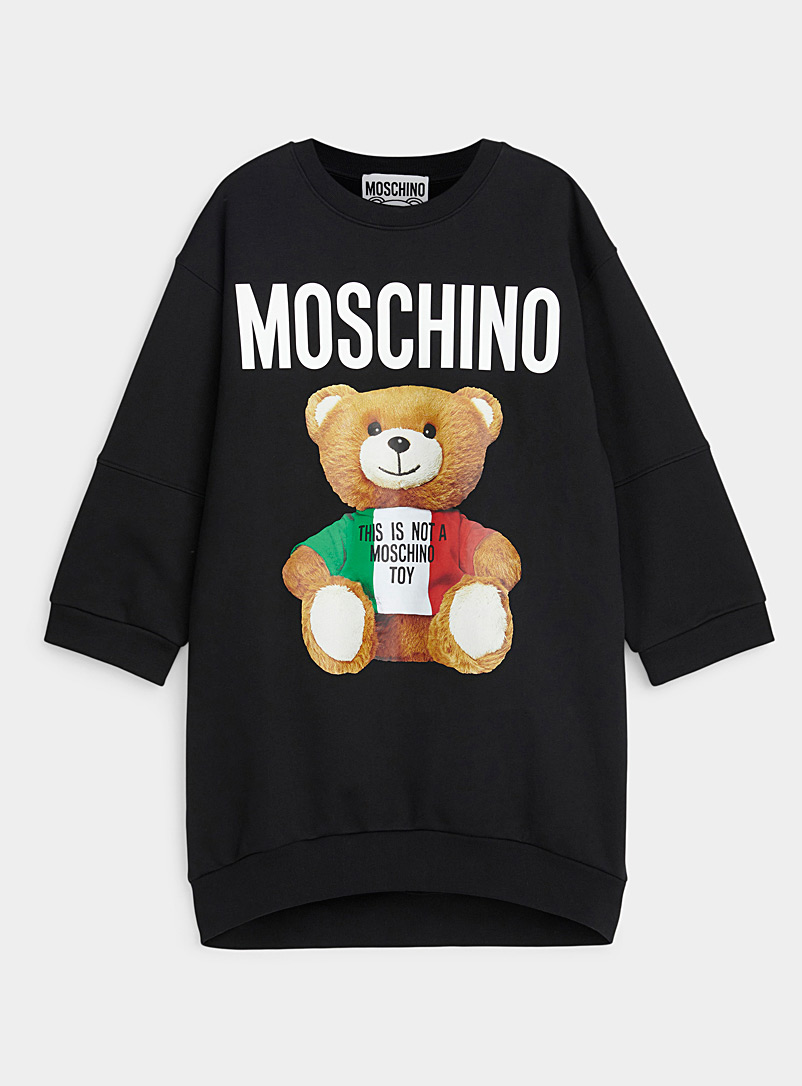 moschino teddy bear sweatshirt