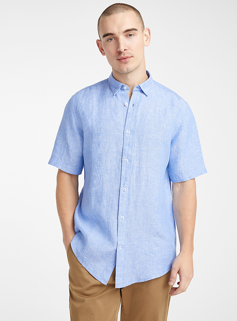 Men's Pure Linen Casual Shirts | Simons Canada