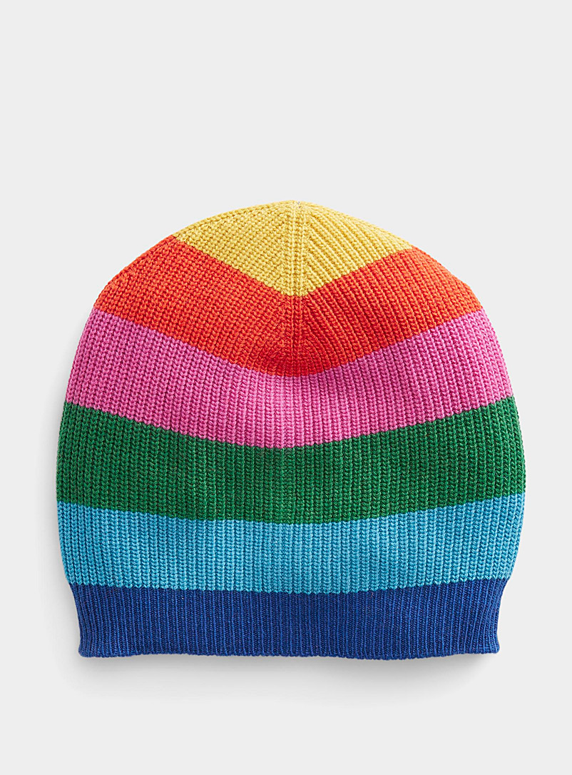 United Colors of Benetton Assorted Colourful stripe tuque for women