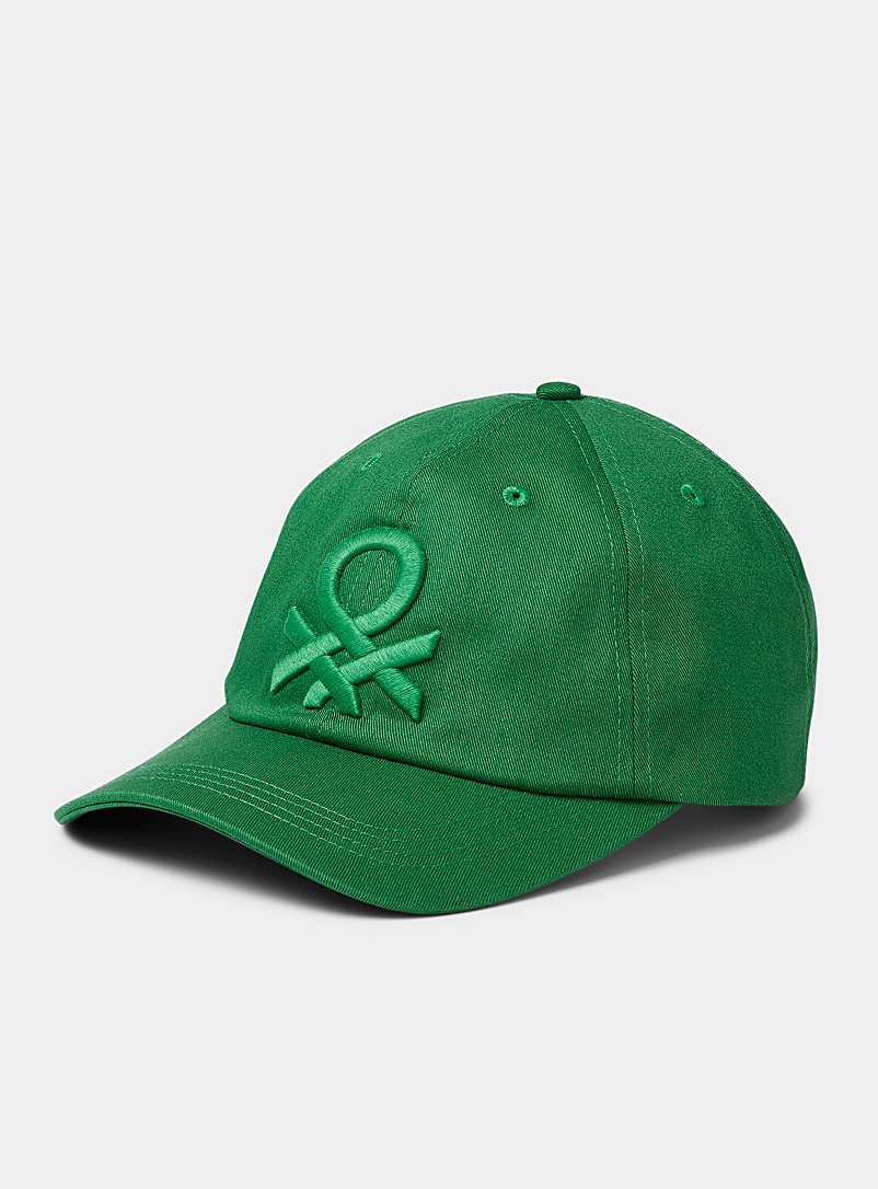 United Colors of Benetton: La casquette logo ton sur ton Vert pour homme