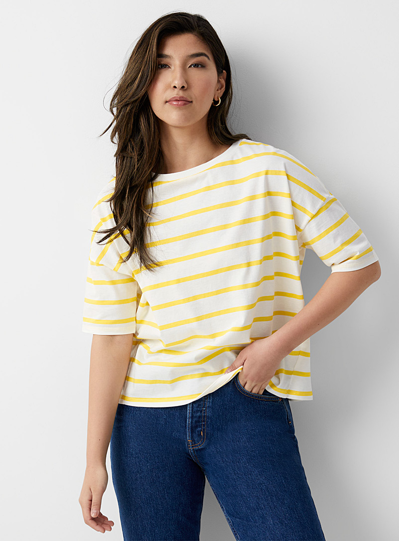 Baggy striped vacation T-shirt | United 