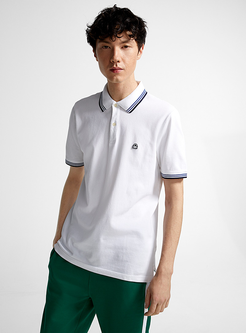 Embroidered logo piqué polo | United Colors of Benetton | | Simons