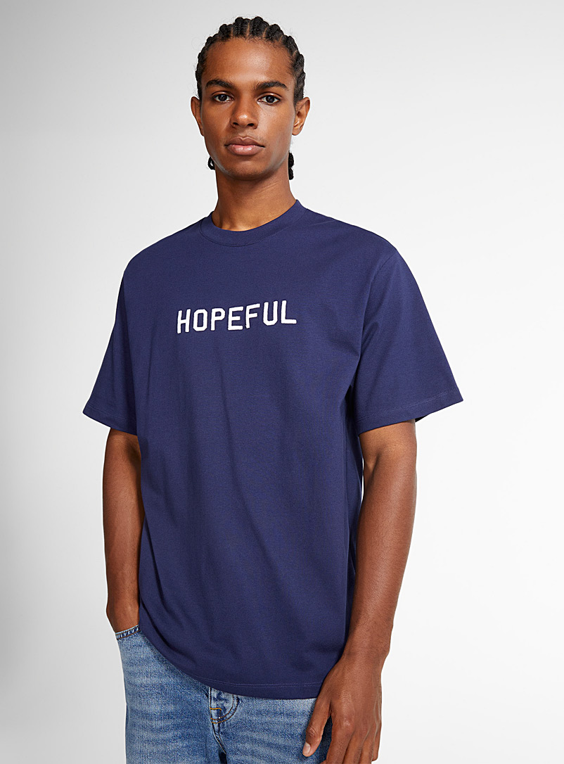 United Colors of Benetton Marine Blue Hopeful T-shirt for men
