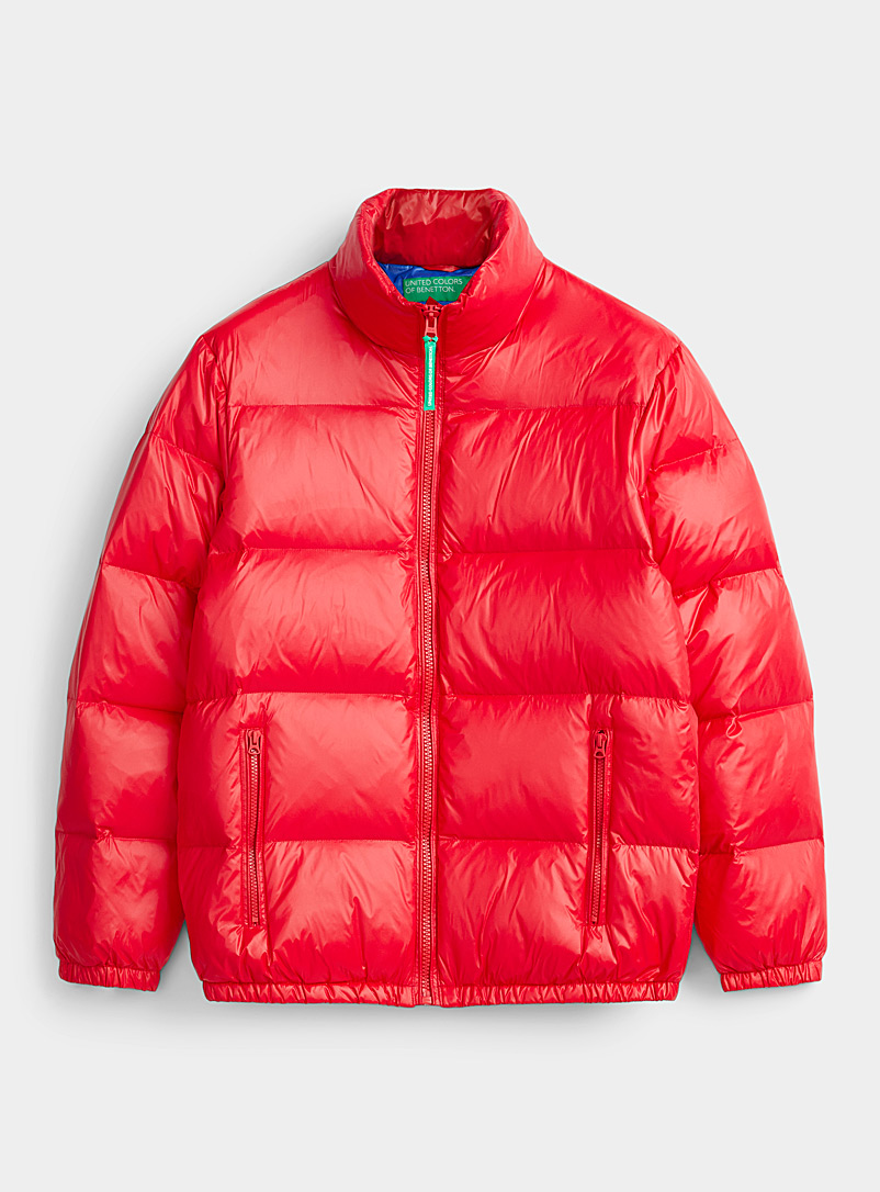 Shiny puffer jacket | United Colors of 