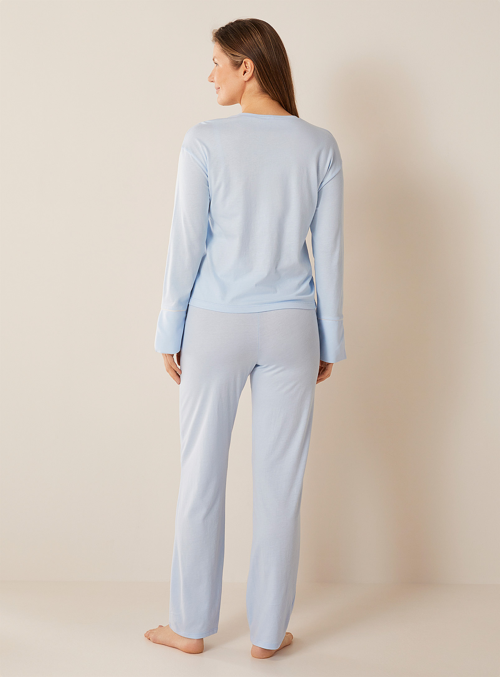 United Colors of Benetton - L'ensemble pyjama coton et viscose uni