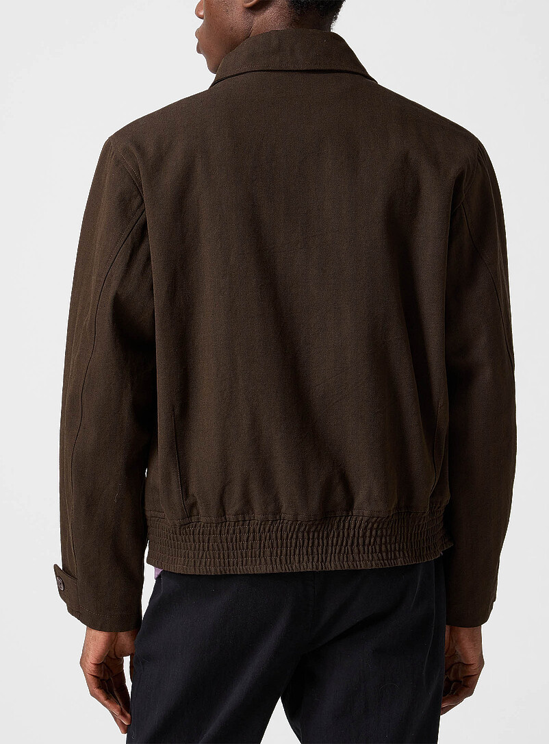 Stand-collar chevron twill jacket | Norse Projects | | Simons