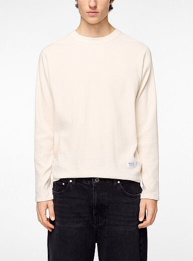 Norse Projects Off White Stevns ribbed long-sleeve T-shirt for men