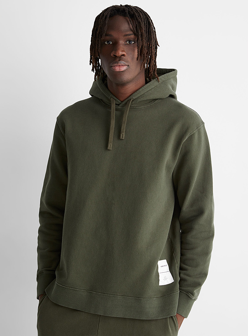 Norse Projects Green Boreal green hooded sweatshirt for men