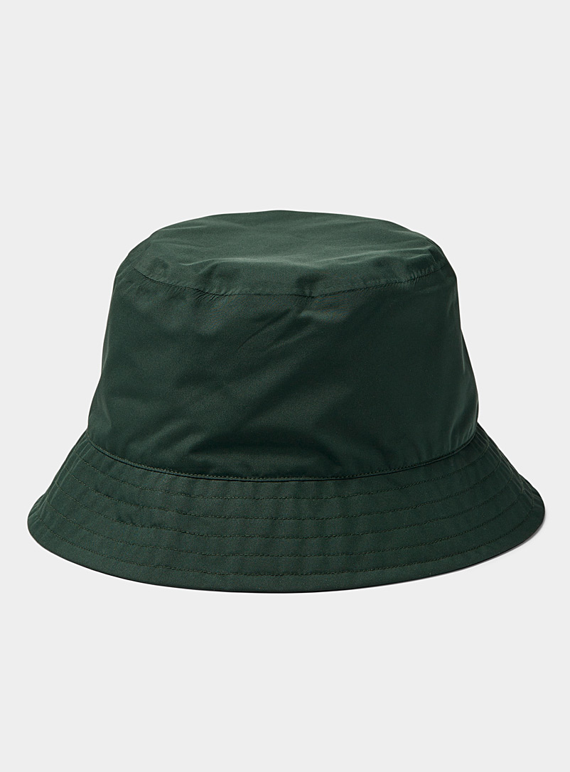 Norse Projects Mossy Green Forest green Gore-Tex bucket hat for men