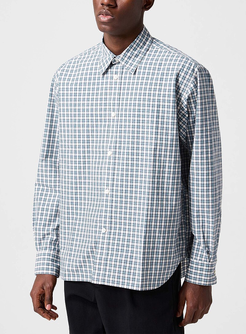 Falster Small Checkers Poplin Shirt