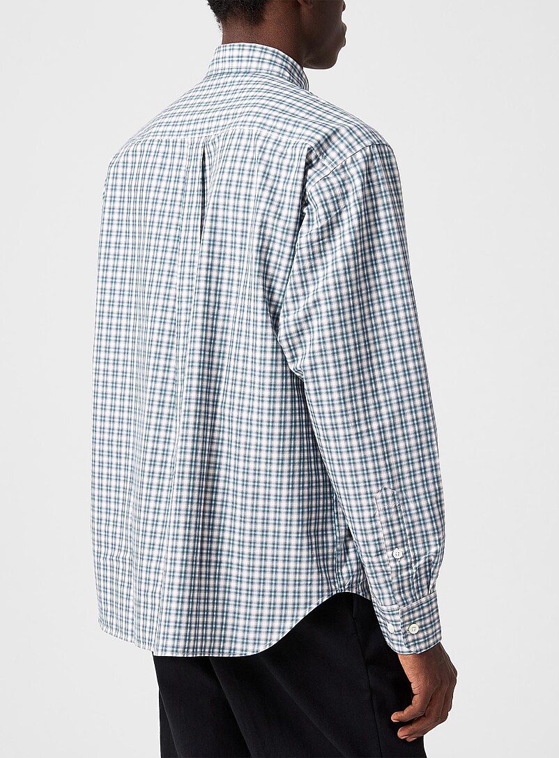 Falster small checkers poplin shirt product image 2