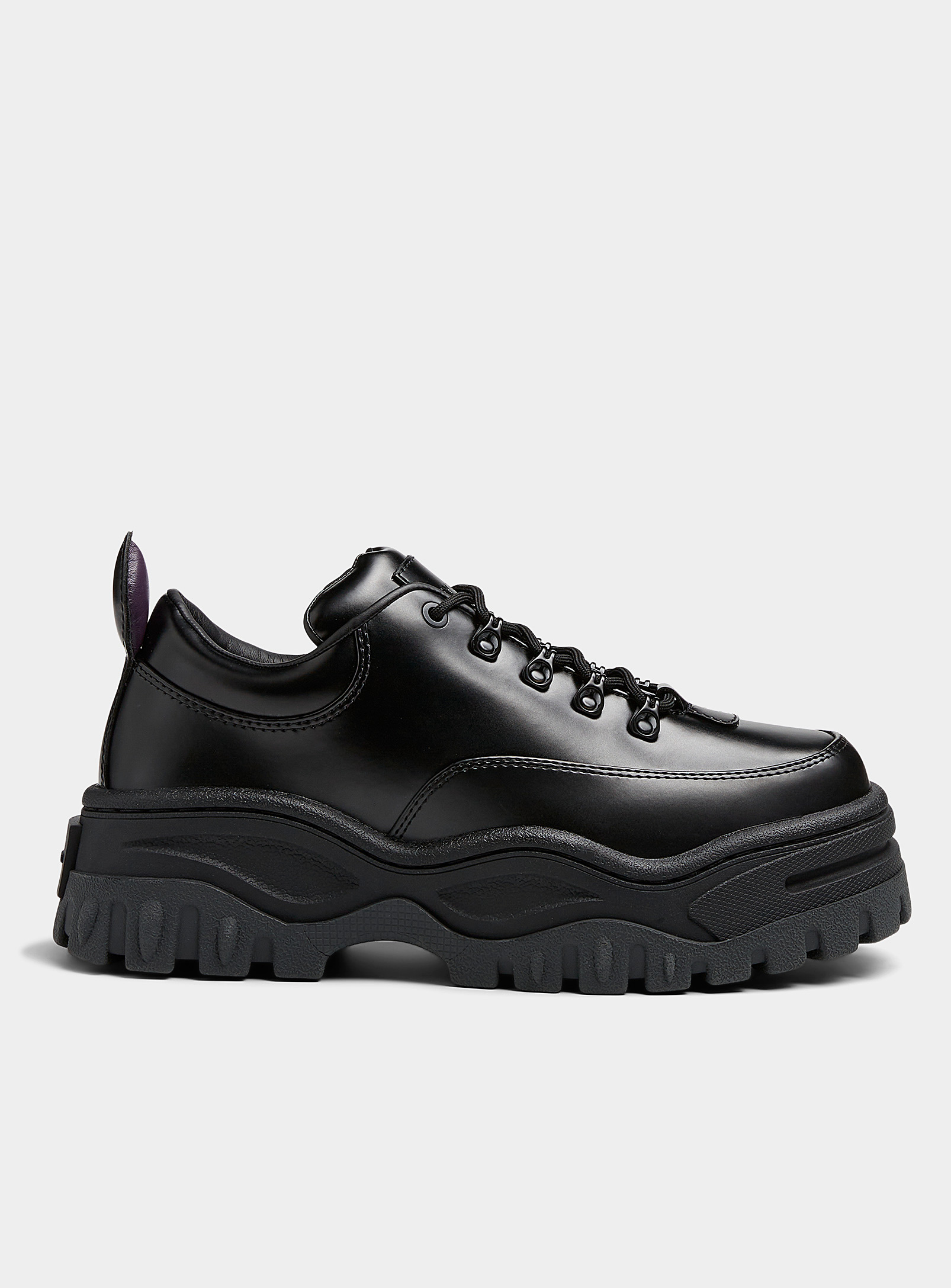 Shop Eytys Angel Leather Sneakers Men In Black