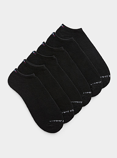 Les socquettes unies minilogo Emballage de 6