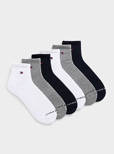 Mini-logo ankle socks 6-pack
