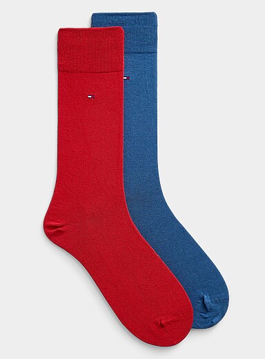 Minimalist solid dress socks 2-pack