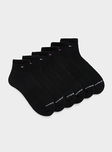 Mini-logo ankle socks 6-pack