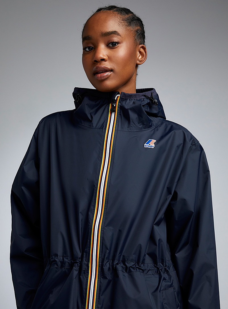 K-Way Navy/Midnight Blue 3.0 compressible raincoat for women