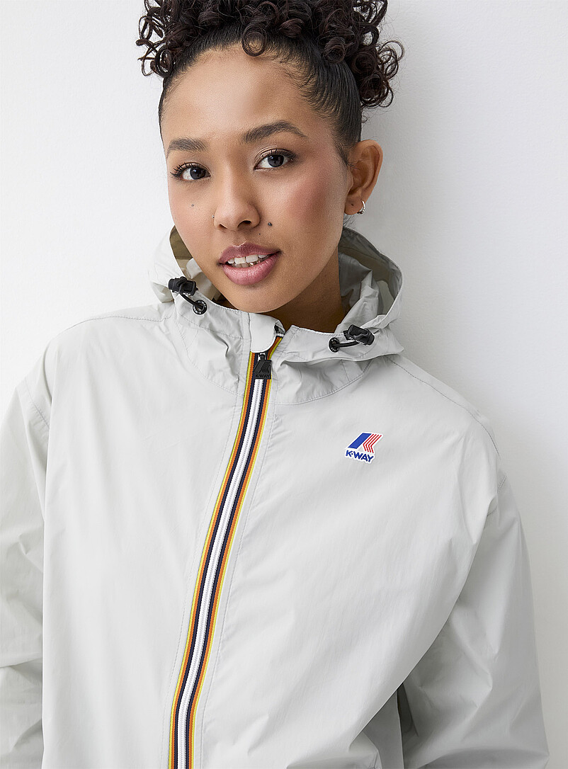 K-Way: L'imperm&eacute;able long Eiffel 4.0 Vert sauge pour femme
