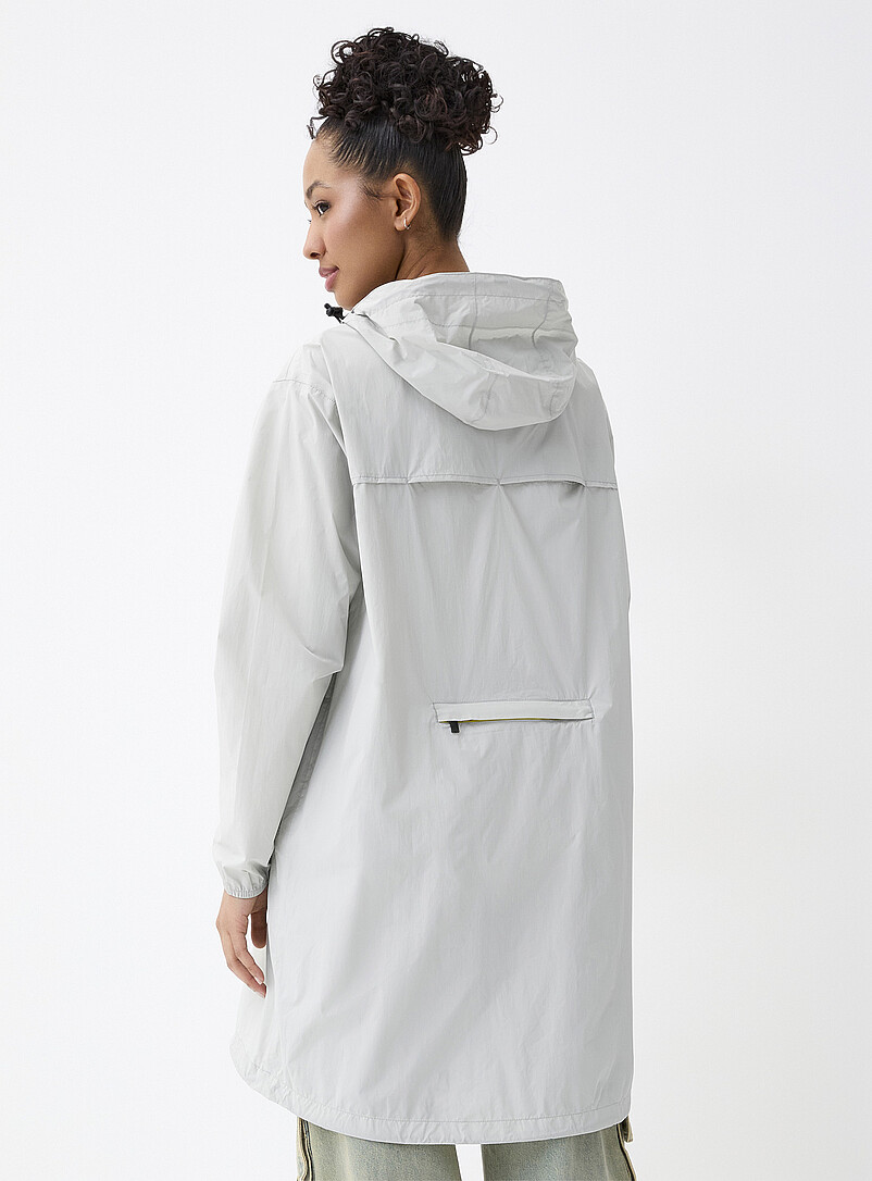 K-Way: L'imperm&eacute;able long Eiffel 4.0 Vert sauge pour femme