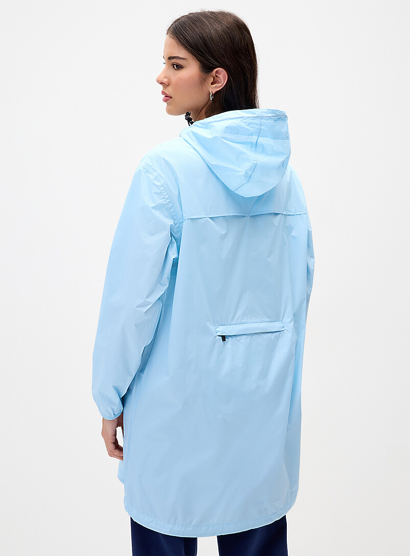 K-Way: L'imperm&eacute;able long Eiffel 4.0 Vert sauge pour femme