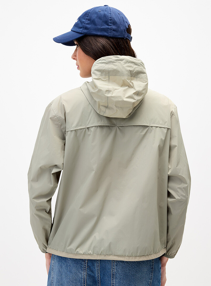 K-Way: L'imperm&eacute;able compressible Le Vrai Leon 4.0 Vert pour femme