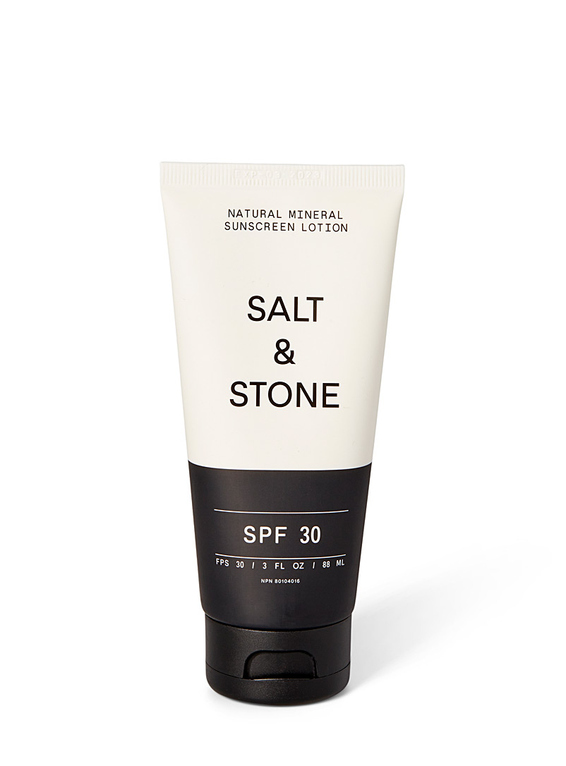 Salt & Stone: La lotion écran solaire minérale naturelle FPS 30 Blanc pour femme